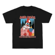 New Acid Bath T-Shirt When Kite Line Pops Sludge Heavy Metal Hate Eyes Men's Short Sleeve Cotton Printed T-Shirt